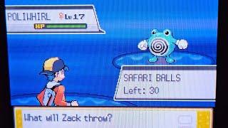 [Safari Week 2024] Shiny Poliwhirl in Pokémon HeartGold's Safari Zone (Win or Fail?)