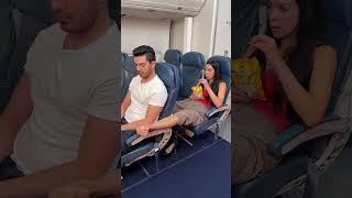 Rude Passenger #shorts #funny #airport #airplane #foot