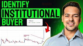 identify institutional buyer in chart || institutional trading || investor kazi