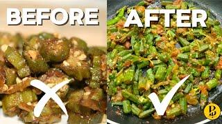 Authentic Bhindi Recipe |Bhindi ko hara or khasta kesey rakha jaey? #trending