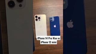 iPhone 14 Pro Max vs iPhone 12 Mini Camera Comparison! #shorts #iphone14promax