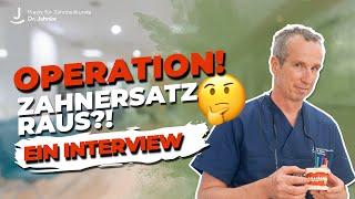 Muss Zahnersatz bei einer Operation rausgenommen werden? | Interview