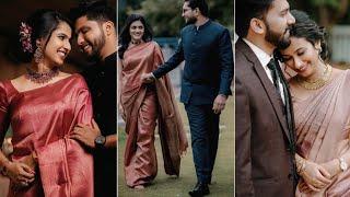 newly married couples photoshoot/husband wife Photoshoot with #saree #coupleposes