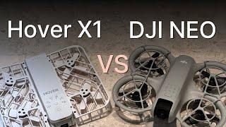 DJI NEO vs Hover X1 | 누가누가 잘 따라오나 | 셀피드론 양대 산맥 비교 분석