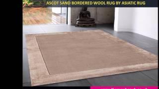 Ascot Plain Bordered Rug Collection by Asiatic