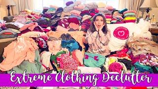 Hoarders ️ Minimal Mom | Massive Clothes Declutter | Clutter Free January