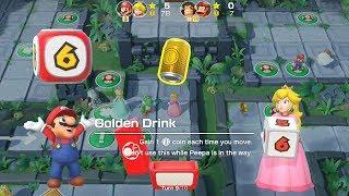 Super Mario Party Partner Party #205 Domino Ruins Treasure Hunt Mario & Peach vs Donkey Kong & Diddy