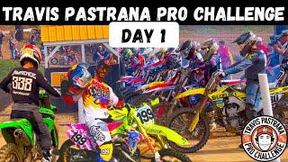 BIG $$ RACING, FIGHT CLUB & FREESTYLE! Travis Pastrana Pro Challenge Day 1 Pleasure Valley MX