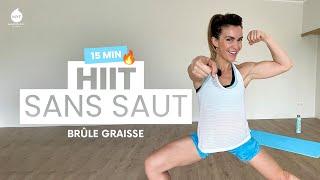  HIIT 15 min - Brûle GRAISSES sans saut - Jessica Mellet - Move Your Fit