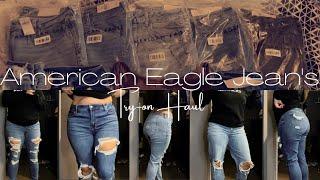 AMERICAN EAGLE JEANS TRY-ON HAULS @americaneagle