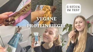 5 Vegane Proteinriegel im Test - Taste Test 