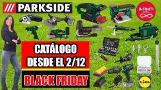 LIDL PARKSIDE CATALOGUE FOR DECEMBER 2ND AND BLACK FRIDAY