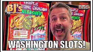 I PLAYED THE MOST POPULAR SLOT IN WASHINGTON STATE! TRIPLE FORTUNE DRAGON UNLEASHED at BJ'S GAMING!