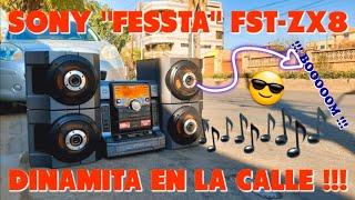 EXPLOSIÓN DE SONIDO‼️SONY "FESSTA" FST-ZX8 sonando en LA CALLE‼️TEST DE SONIDO #249