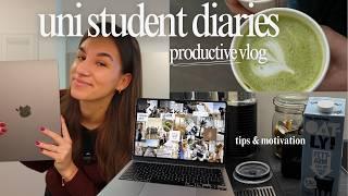 A Productive Uni Day at Home | Motivation, Zeitmanagement, Tipps & Organisation