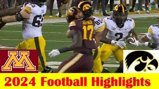 Iowa vs Minnesota Football Game Highlights 9 21 2024