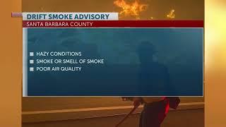 Santa Barbara County Fire Department issues drift smoke advisory due to recent LA fires