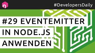 EventEmitter in Node.js anwenden // deutsch