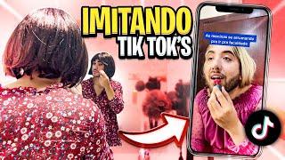 IMITEI VIDEOS DO TIK TOK * FICARAM SUPER ENGRAÇADOS * 