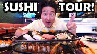 3 BEST All You Can Eat Sushi Restaurants in Los Angeles!