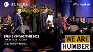 Humber College - Spring 2022 Convocation - Faculty of Business [1]