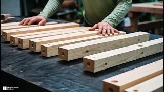 70-Year-Old Carpenter Designs Ergonomic Table// DIY a Smart-Wood Height-Adjustable Table