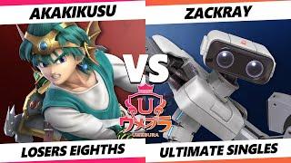 Umebura SP 11 TOP 8 - Zackray (ROB) Vs. Akakikusu (Hero) Smash Ultimate - SSBU