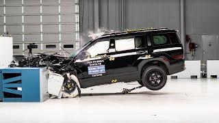 2024 Hyundai Santa Fe updated moderate overlap IIHS crash test