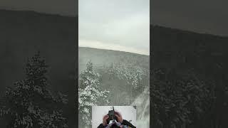 I'm flying into a snowdrift on fpv | #shorts