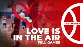 Love is in the air, Tweety elbows Tee 5v5 basketball full game footage