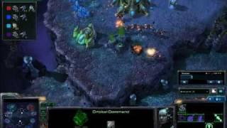 Starcraft 2 Beta - Terran Reaper Harassment