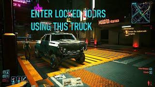 How to Enter Locked Doors using Mackinaw Saguaro Glitch | Cyberpunk 2077 v2.12