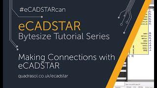 Making Connections in eCADSTAR | #PCBdesign #pcbtools