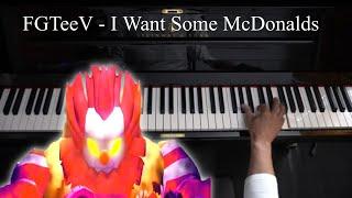 FGTeeV - I Want Some McDonalds - EASY Piano Tutorial