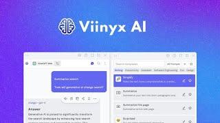 Viinyx Lifetime Deal - The Best All-in-one AI browser assistant