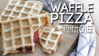 Waffle Pizza - la video ricette sfiziose di Petitchef.it