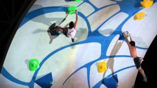 Jason Holowach and Jon Cardwell's 1st climb at Psicocomp 2015 (seeding round)