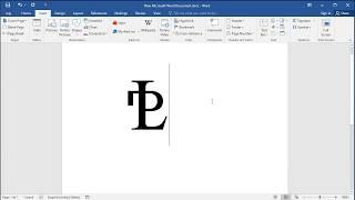 How type Property line symbol in Word