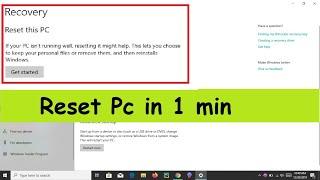 How to reset Computer(PC) ? ||Simple way|| Technical Sudip ||