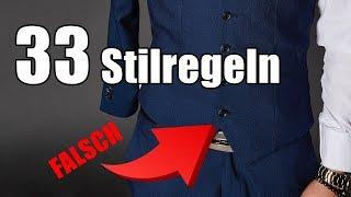 33 STILREGELN Für Männer | Mode & Etikette