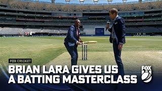 West Indies legend Brian Lara provides a batting masterclass | FOX Cricket