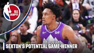 NO BASKET  Collin Sexton's potential game-winner  Lakers interrupted by Jazz timeout | NBA on ESPN