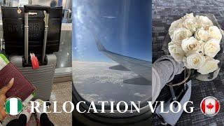 RELOCATION VLOG: NIGERIATO CANADA | TRAVEL DAY | EGYPT AIR | FIRST FEW DAYS IN CANADA 