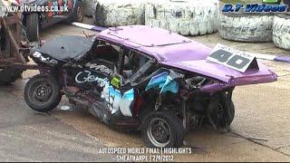 2012 Autospeed World Championship | Banger Racing Highlights | Smeatharpe Stadium