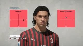 Alessandro Nesta FIFA 20 Pro Clubs look alike tutorial | AC Milan | Italia | LEGEND