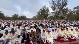 مباشر من آسفي... في أجواء روحانية آلاف المصلين يؤدون صلاة العيد  بمصلي الكارتين....