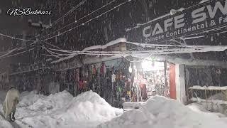 Kalam, Swat - Night Walk In  Snowfall