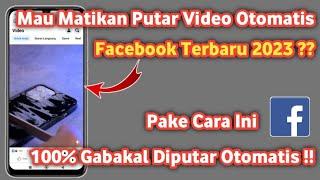 Cara mematikan Putar otomatis Video di facebook terbaru | Menonaktifkan putar otomatis video fb