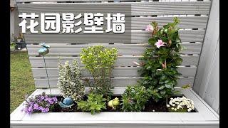 改造花园 (Part 2 ) / DIY 墙 /花园影壁墙DIY Sichtschutz / 花园营造私人空间