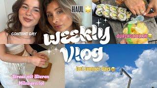 STREIT mit FREMDEN Männern, HAUL, Last SUMMER DAYS | Wochenvlog | minimalromi